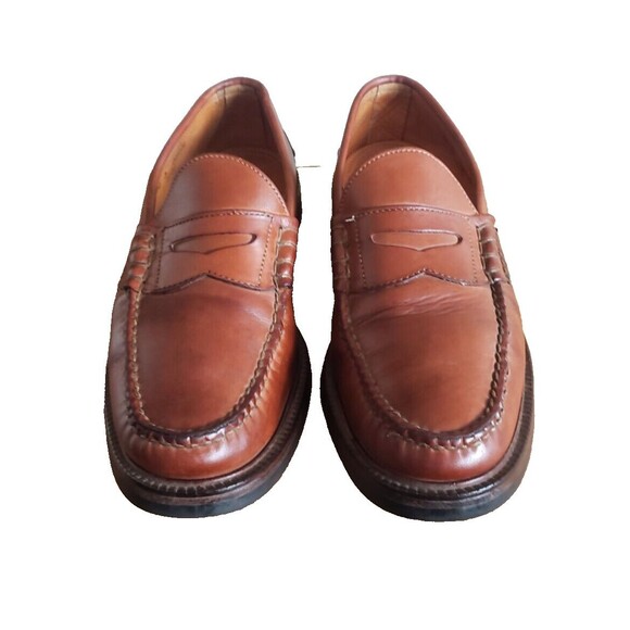 ALDEN H402 MAHOGANY ANILINE CAPE COD BROWN BEEFROLL PENNY LOAFER 12D Made in USA main image 8